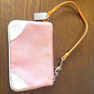 Coach baby punk wristlet